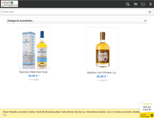 Tablet Screenshot of irish-whiskeys.de